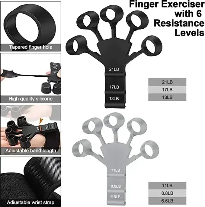 Silicone Grip Training and Finger Exercise