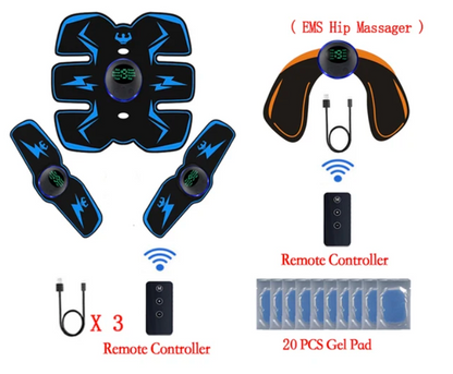 EMS abdominal muscle stimulator trainer